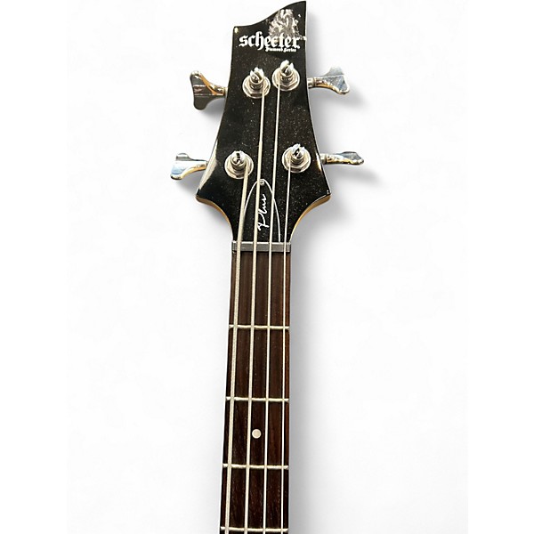 Used Schecter Guitar Research C4 PLUS Ocean Blue Burst Electric Bass Guitar