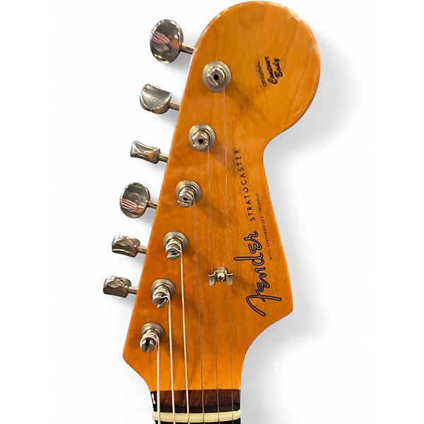 Used Fender AMERICAN VINTAGE '62 STRATOCASTER 3 Tone Sunburst Solid Body Electric Guitar
