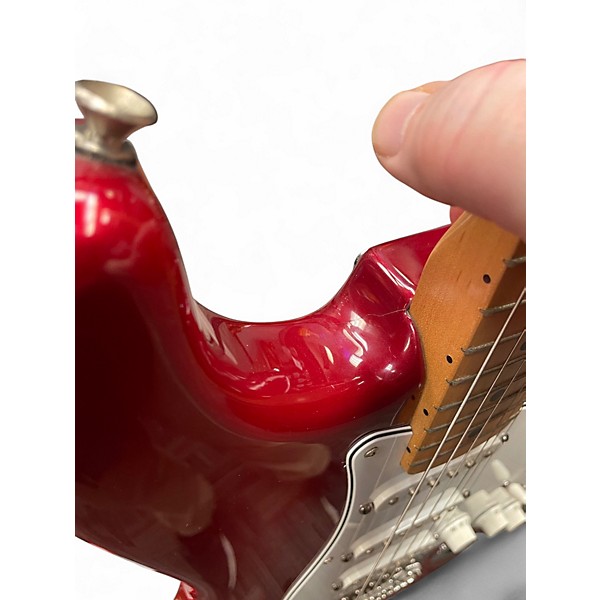 Used Fender STRATOCASTER Candy Red Burst Solid Body Electric Guitar