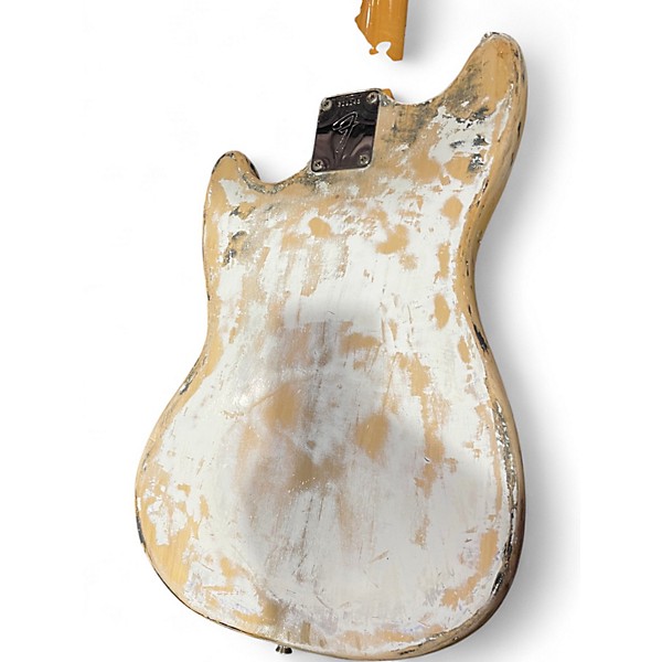 Vintage 1971 Fender MUSIC MASTER Worn Natural Solid Body Electric Guitar