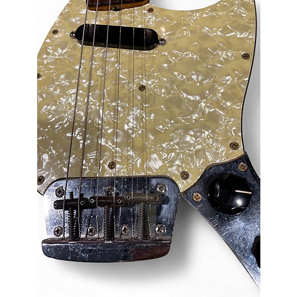 Vintage 1971 Fender MUSIC MASTER Worn Natural Solid Body Electric Guitar