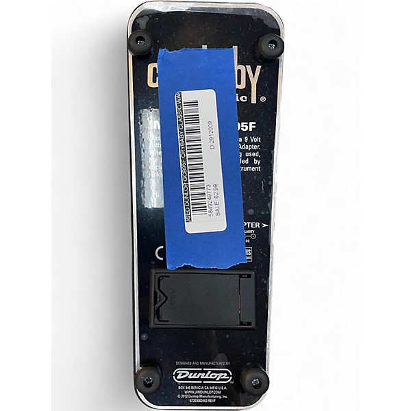 Used Dunlop GCB95F Crybaby Classic Wah With Fasel Inductor Effect Pedal