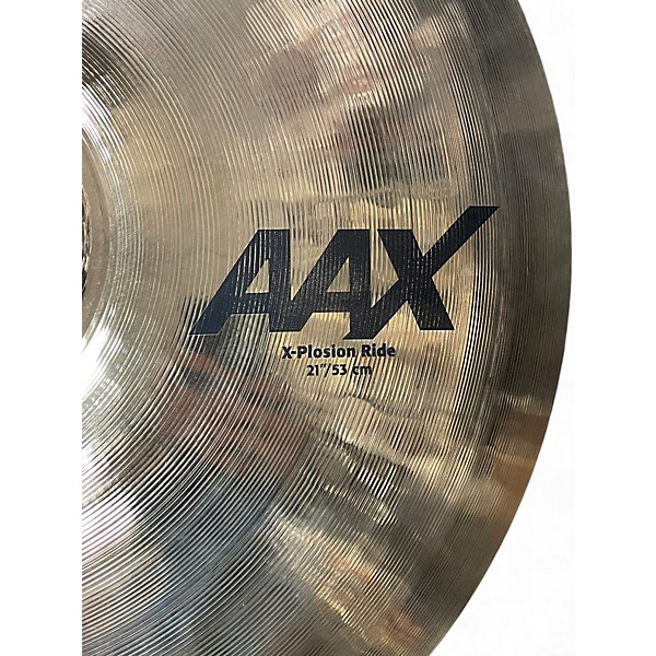 Used SABIAN 21in AAX X-Plosion Ride Cymbal