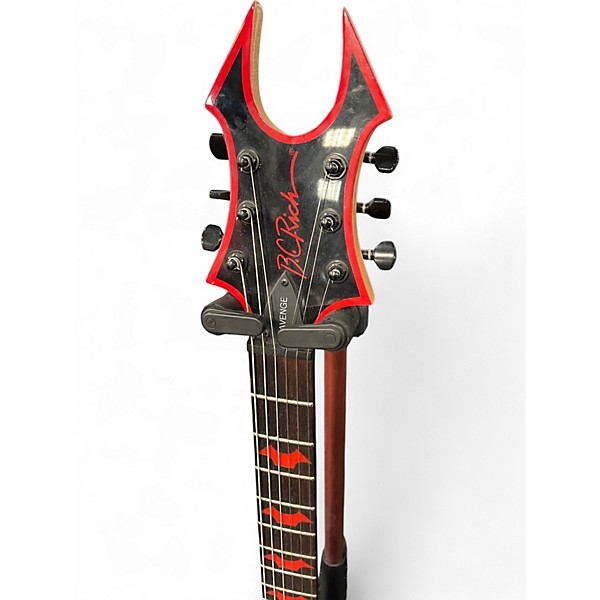 Used B.C. Rich ASOBO Avenge Son Of Beast Black Red Solid Body Electric Guitar