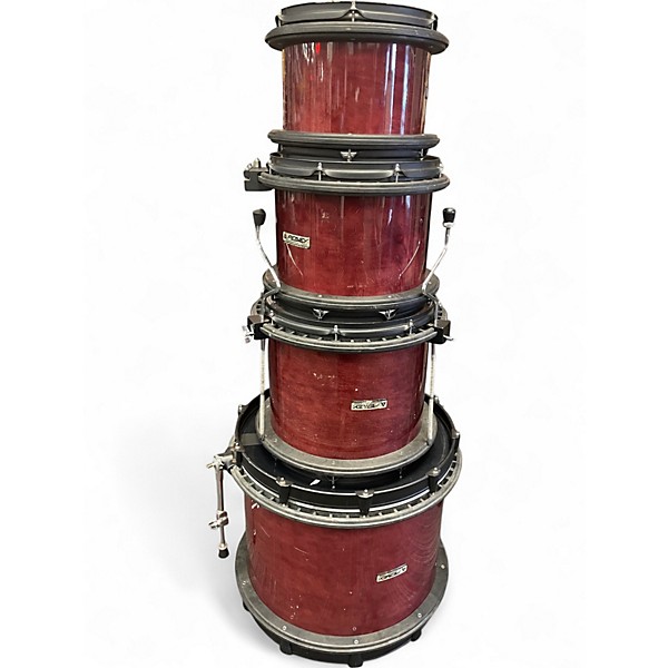 Used Peavey 4 Piece RADIAL PRO 750 Cherry Drum Kit