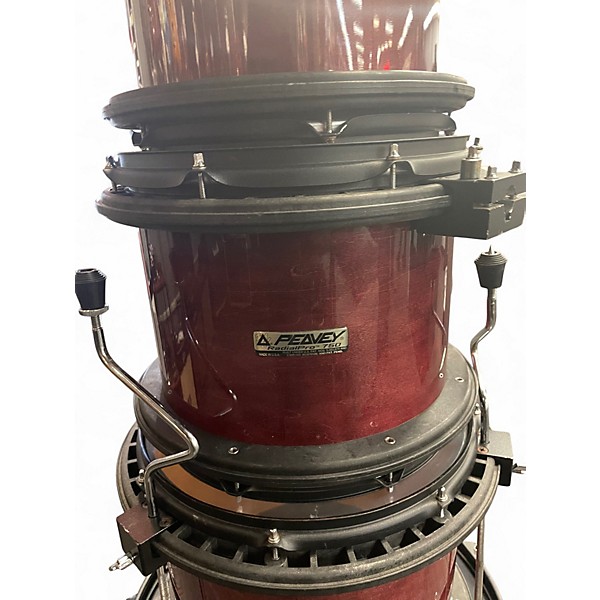 Used Peavey 4 Piece RADIAL PRO 750 Cherry Drum Kit