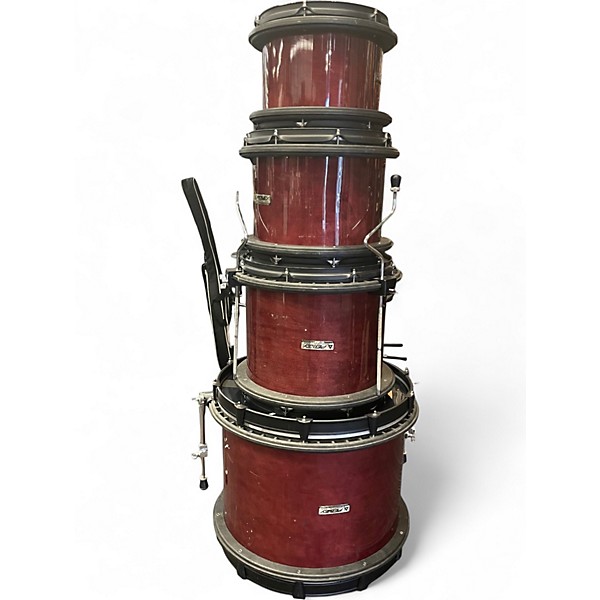 Used Peavey 4 Piece RADIAL PRO 750 Cherry Drum Kit
