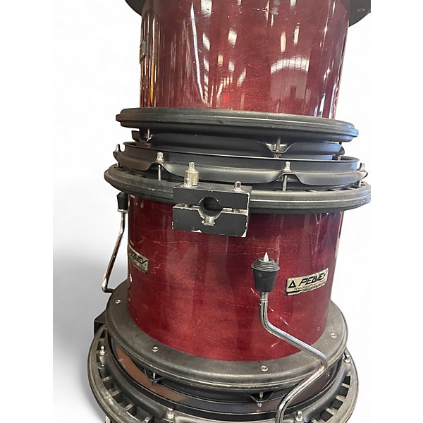 Used Peavey 4 Piece RADIAL PRO 750 Cherry Drum Kit