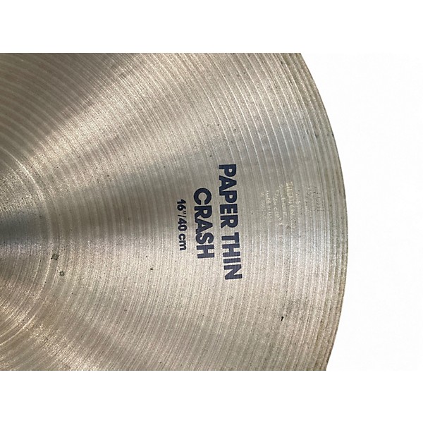 Used Zildjian 16in A Series Paper Thin Crash Cymbal