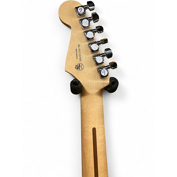 Used Fender Player Stratocaster Black Solid Body Electric Guitar