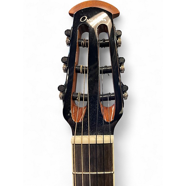 Used Ovation ce44c Natural Classical Acoustic Electric Guitar