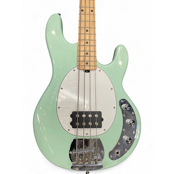 Used Sterling by Music Man Ray4 Seafoam Green Electric Bass Guitar