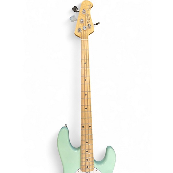 Used Sterling by Music Man Ray4 Seafoam Green Electric Bass Guitar