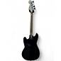 Used Squier Bronco Black Electric Bass Guitar