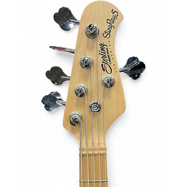 Used Sterling by Music Man Ray5 5 String Black Electric Bass Guitar