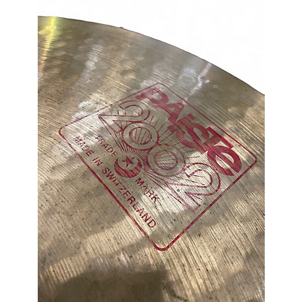 Used Paiste 22in 2002 Power Ride Cymbal