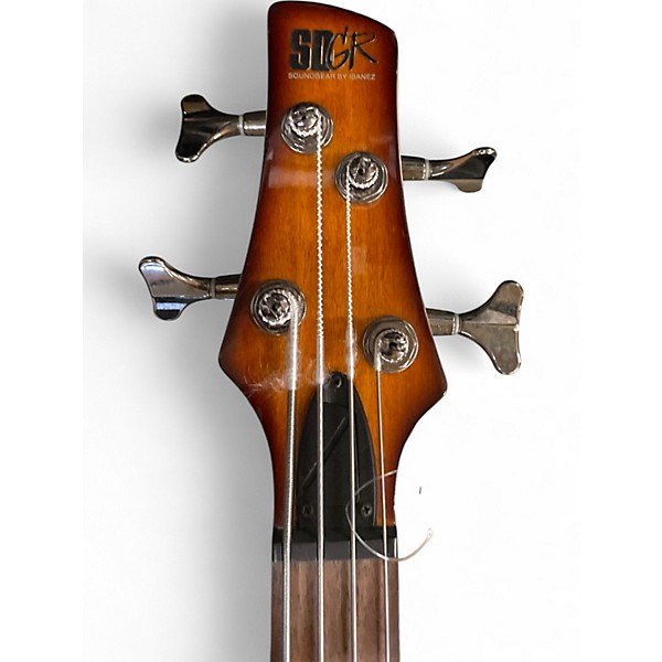 Used Ibanez SR370 SUNBURST Electric Bass Guitar