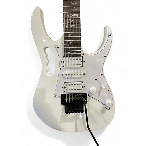 Used Ibanez JEMJR white Solid Body Electric Guitar