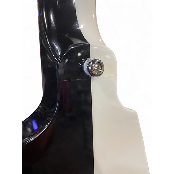 Used Dean Michael Schenker Standard Black and White Solid Body Electric Guitar