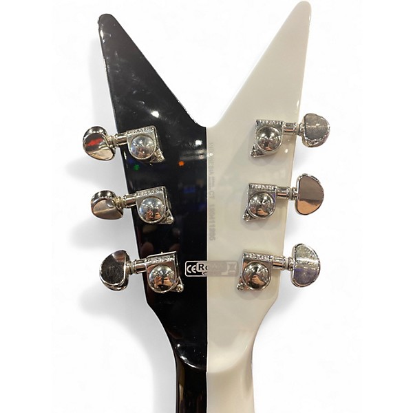 Used Dean Michael Schenker Standard Black and White Solid Body Electric Guitar