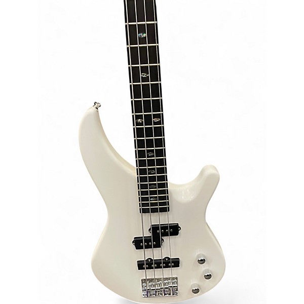 Used Mitchell MB100 WHITE Electric Bass Guitar