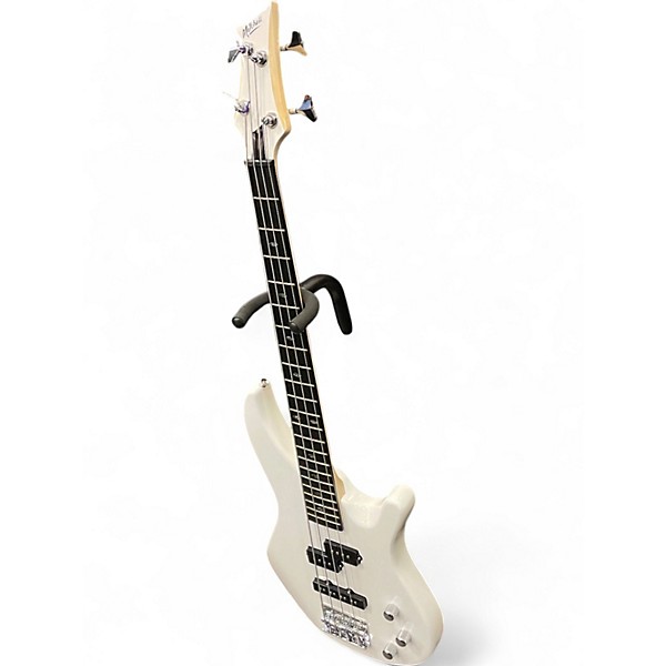 Used Mitchell MB100 WHITE Electric Bass Guitar