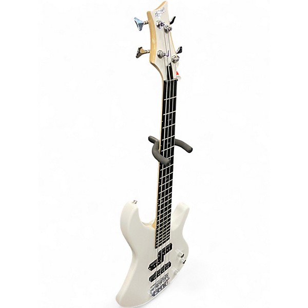 Used Mitchell MB100 WHITE Electric Bass Guitar