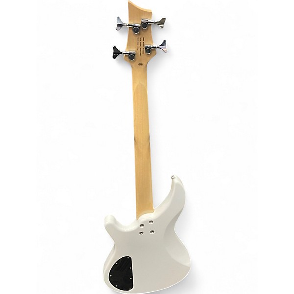 Used Mitchell MB100 WHITE Electric Bass Guitar