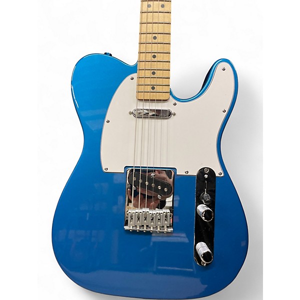 Used Fender Standard Telecaster Metallic Aqua Marine Solid Body Electric Guitar