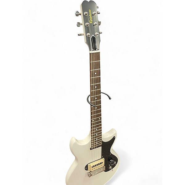 Used Epiphone Joan Jett wjite Solid Body Electric Guitar