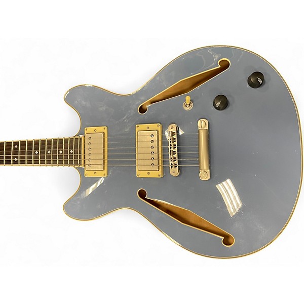 Used D'Angelico Excel Mini DC Tour slate blue Hollow Body Electric Guitar