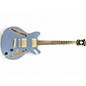 Used D'Angelico Excel Mini DC Tour slate blue Hollow Body Electric Guitar