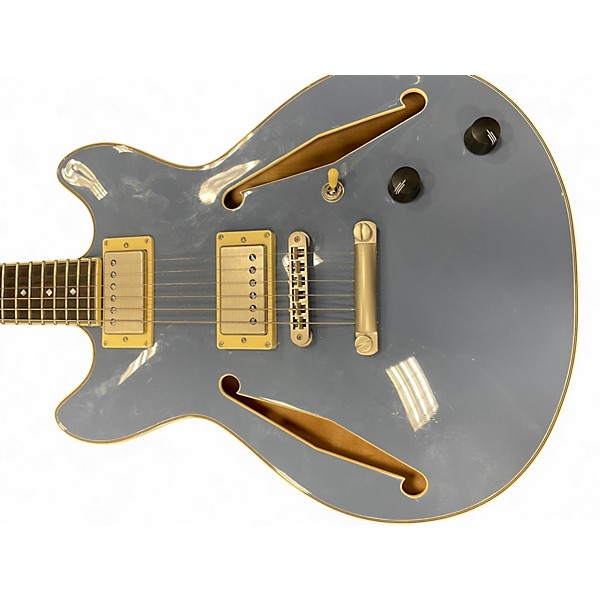 Used D'Angelico Excel Mini DC Tour slate blue Hollow Body Electric Guitar