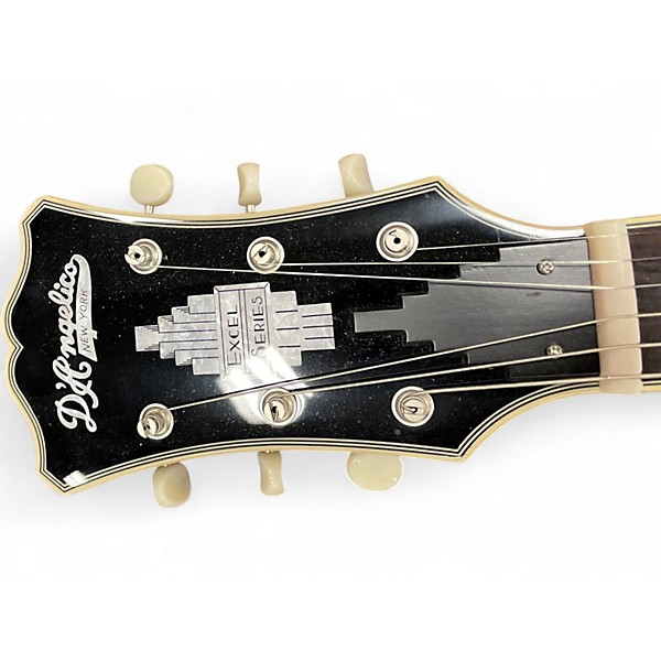 Used D'Angelico Excel Mini DC Tour slate blue Hollow Body Electric Guitar