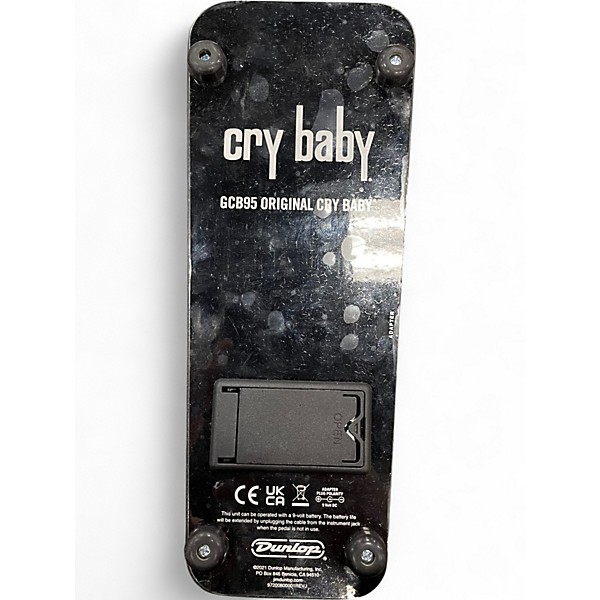 Used Dunlop GCB95 Original Crybaby Wah Effect Pedal
