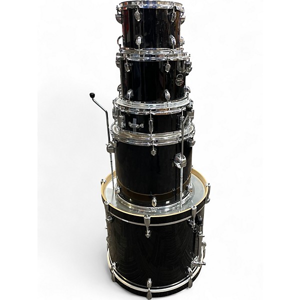 Used Mapex 5 Piece Storm Black Drum Kit