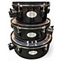 Used Pearl 4 Piece Rhythm Traveler Compact Black Drum Kit