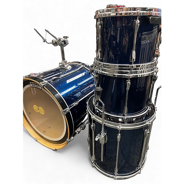 Used TAMA 4 Piece Superstar Dark Blue Drum Kit