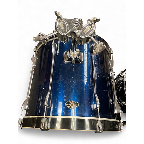 Used TAMA 4 Piece Superstar Dark Blue Drum Kit