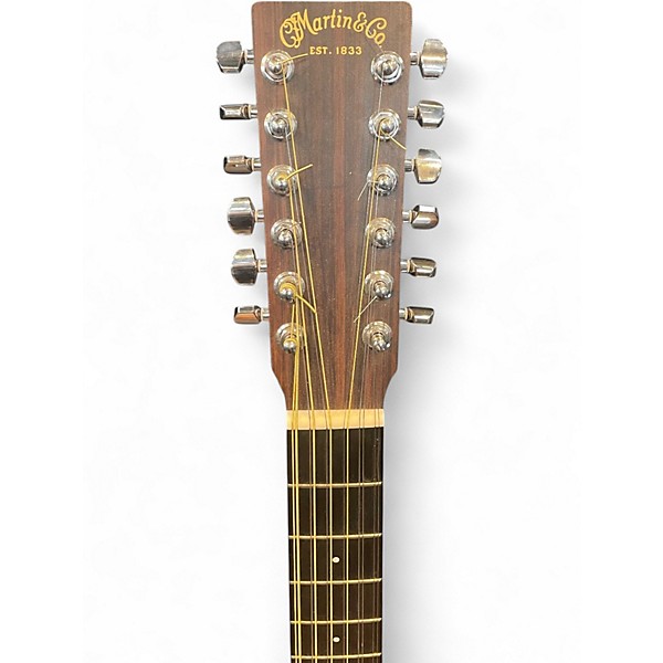 Used Martin D12X1AE Natural 12 String Acoustic Electric Guitar