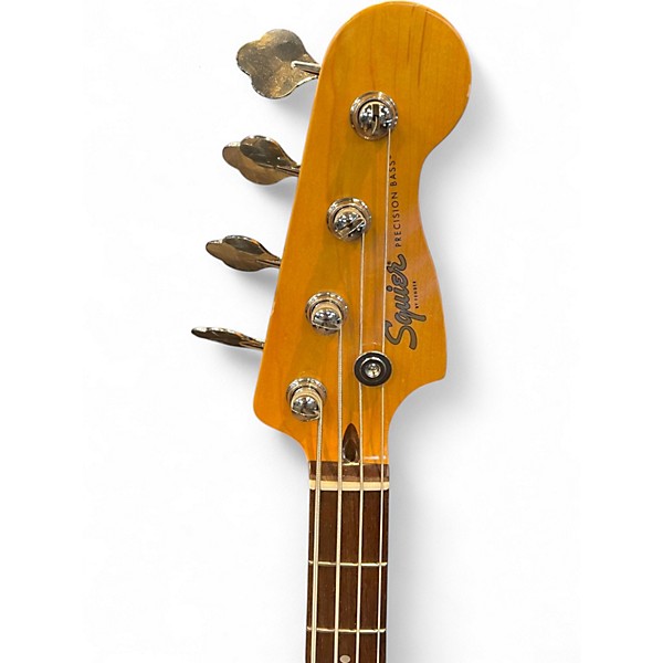 Used Squier Classic Vibe 1960S Precision Bass 3 Tone Sunburst Electric Bass Guitar