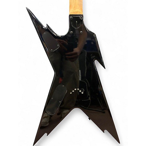 Used Dean Dime Razorback V Black Solid Body Electric Guitar