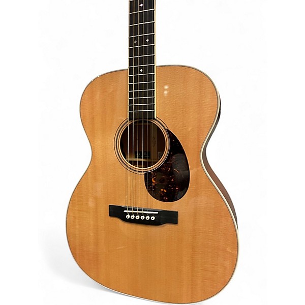 Used Martin OME Spruce/Cherry Natural Acoustic Electric Guitar