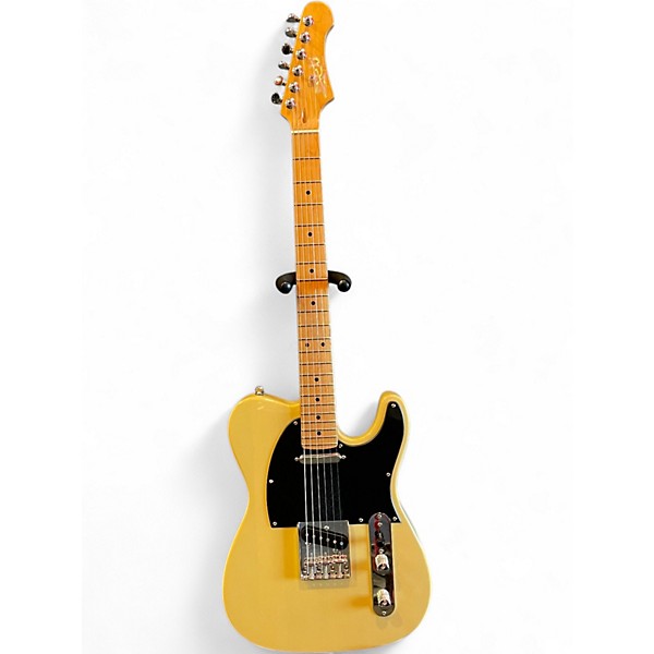 Used Jet 350 TELE Cream Solid Body Electric Guitar