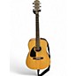 Used Fender CD100 Left Handed Natural Acoustic Guitar thumbnail