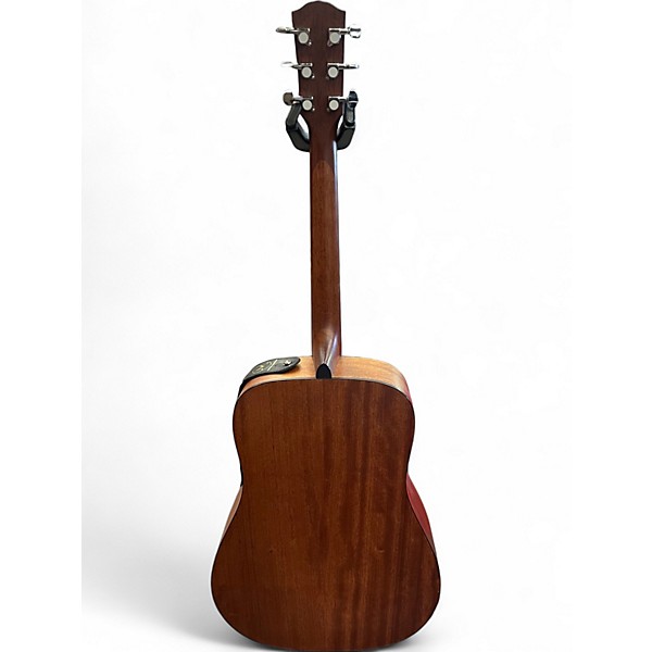 Used Fender CD100 Left Handed Natural Acoustic Guitar