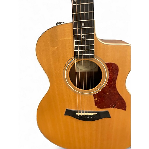 Used Taylor 214CE Natural Acoustic Electric Guitar