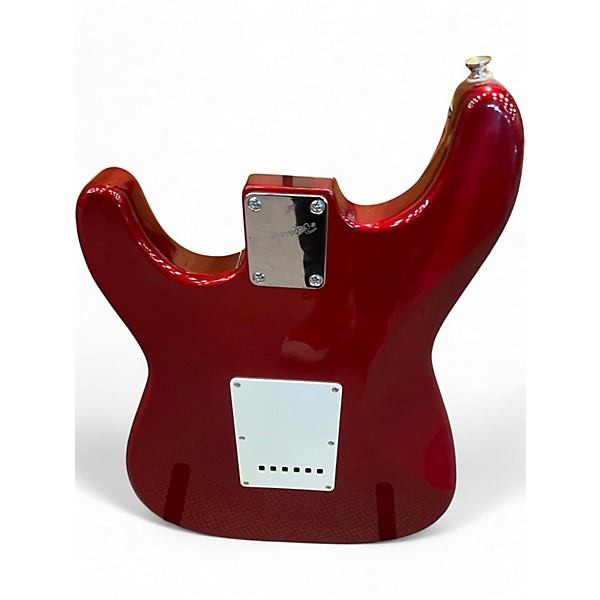 Used Squier Affinity Stratocaster Candy Apple Red Metallic Solid Body Electric Guitar