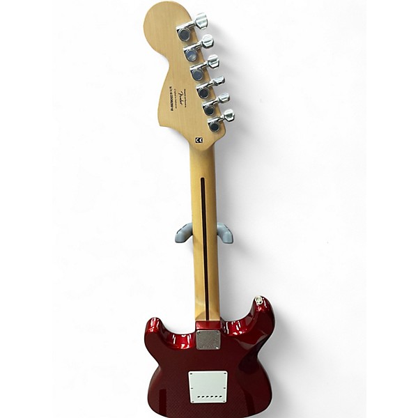 Used Squier Affinity Stratocaster Candy Apple Red Metallic Solid Body Electric Guitar