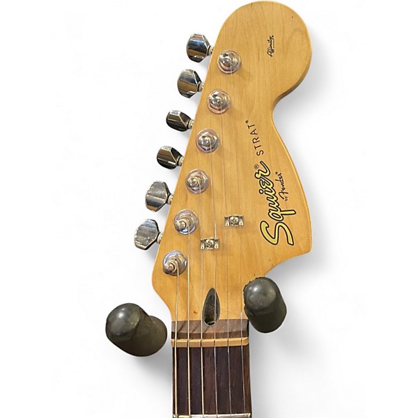 Used Squier Affinity Stratocaster Brown Sunburst Solid Body Electric Guitar